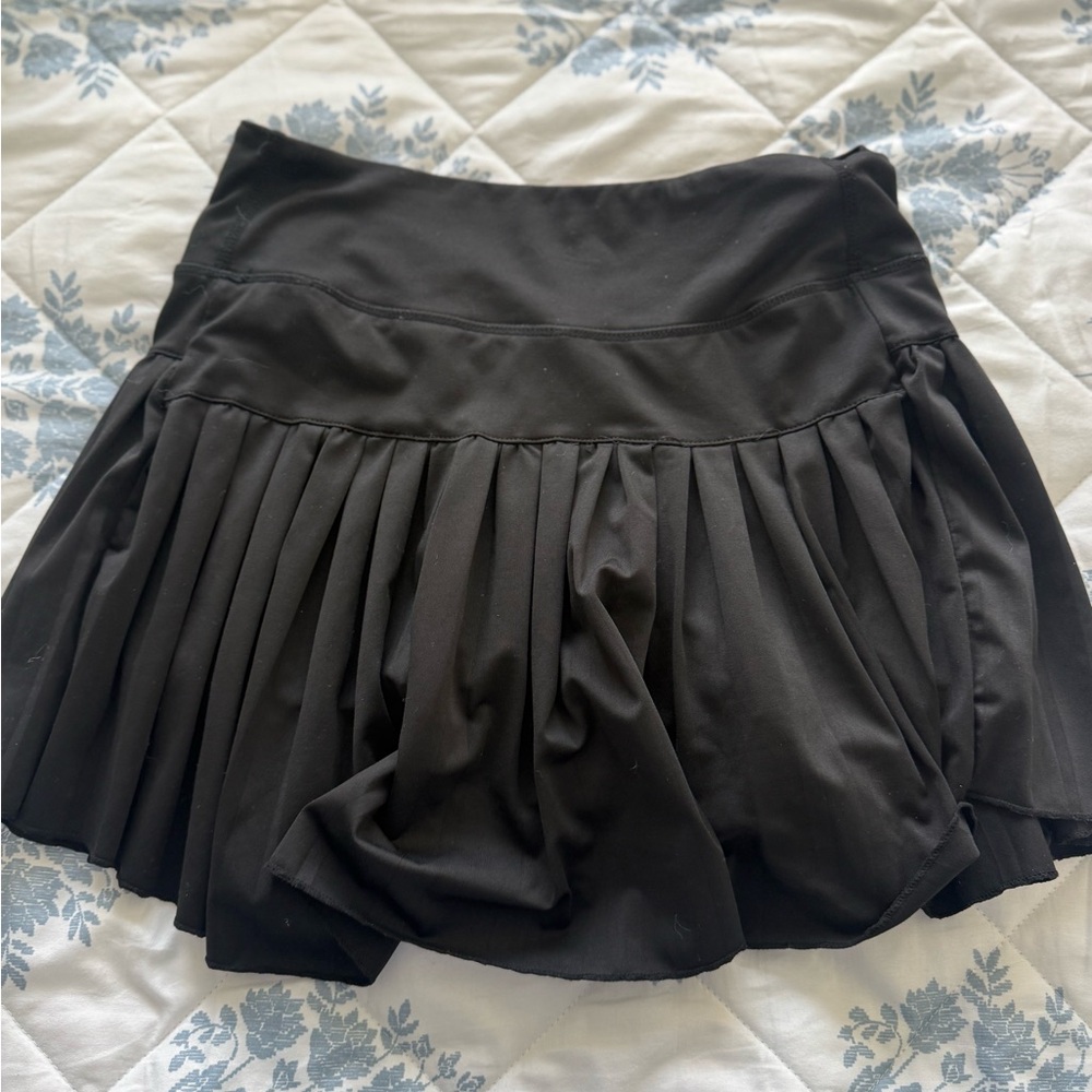 Black athletic skirt